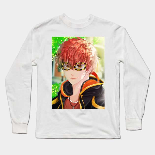 [Fanart] 707 Mystic Messenger Long Sleeve T-Shirt by Gyomura Artist